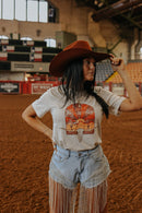 Longhorn Sunset Graphic Tee