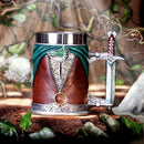 Lord of the Rings Frodo Baggins Sculpted Stainless Steel Tankard