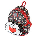 Loungefly Mickey Mouse and Minnie Mouse Heart Hands Mini-Backpack