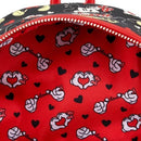 Loungefly Mickey Mouse and Minnie Mouse Heart Hands Mini-Backpack