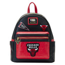 NBA Chicago Bulls Patch Icons Mini Backpack by Loungefly