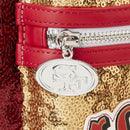 Loungefly: NFL San Francisco 49ers Sequin Mini Backpack Spastic Pops 