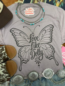Love Like Dolly Butterfly Graphic Tee
