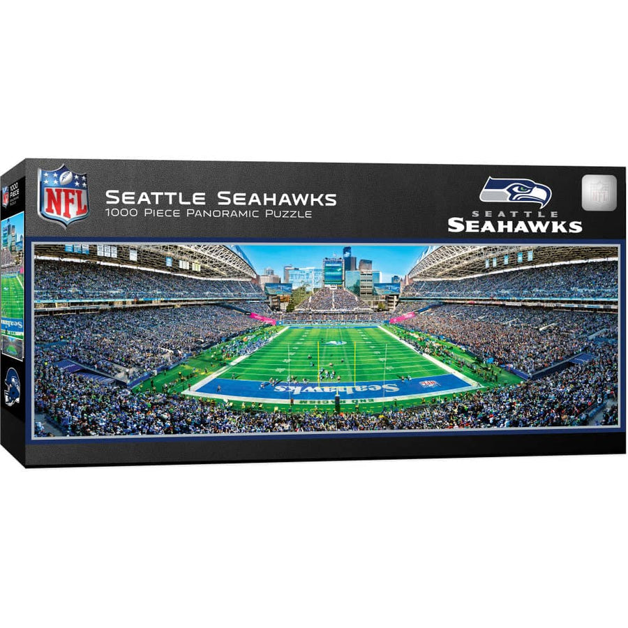 Seattle Seahawks - 1000 Piece Panoramic Jigsaw Puzzle - End View