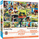 Saturday Evening Post - Farmland Collage 1000 Piece Jigsaw Puzzle