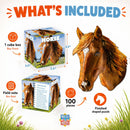 Horse 100 Piece Shaped Jigsaw Puzzle