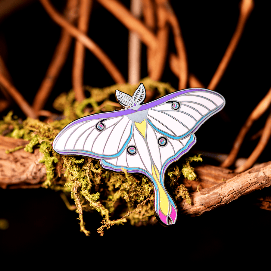 Luna Moth Enamel Pin | 