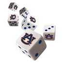Auburn Tigers Dice Set