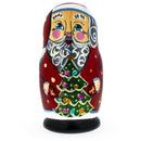 Set of 3 Santa, Penguin and Snowman Wooden Nesting Dolls