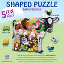 Farm Friends - 100 Piece Shaped Jigsaw Puzzle