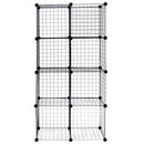DIY 8 Cube Grid Wire Cube Shelves