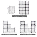 DIY 8 Cube Grid Wire Cube Shelves