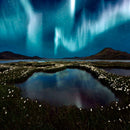 Landmannalaugar Northern Lights Wall Art