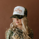 Make America Cowboy Again Camo Trucker Hat