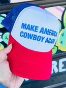 Make America Cowboy Again Trucker Hat