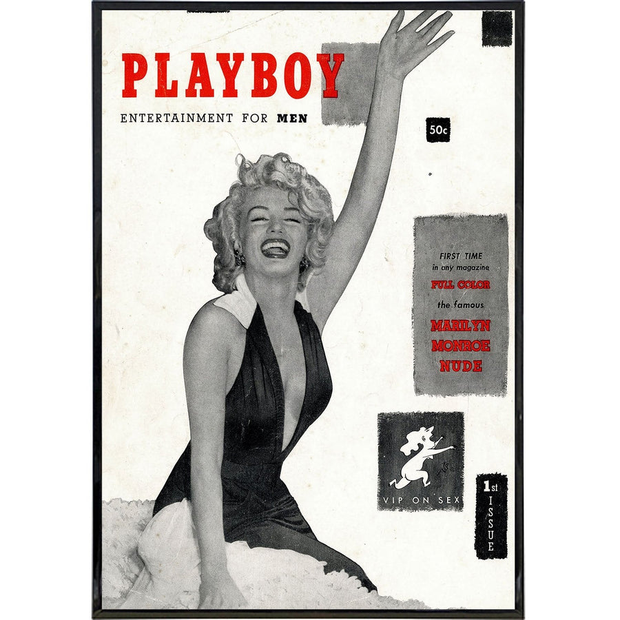 Marilyn Monroe Playboy Cover Print