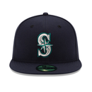 NEW ERA AUTHENTIC COLLECTION SEATTLE MARINERS ON-FIELD FITTED GAME HAT