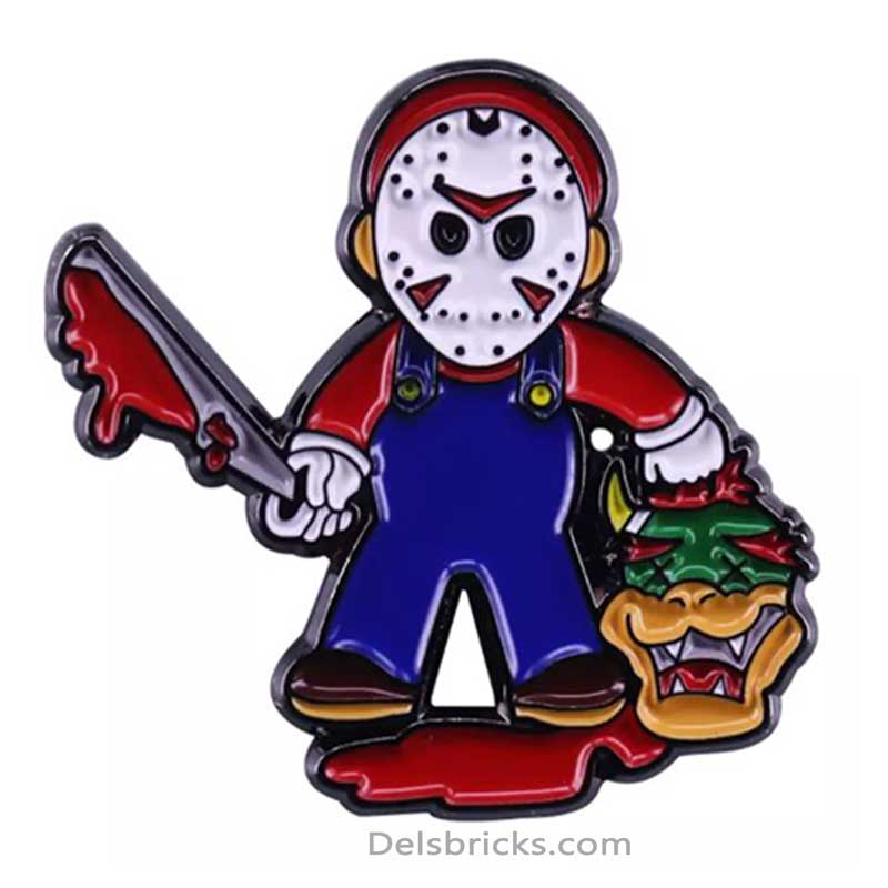 Super mario Jason Voorhees Mashup Enamel Pins Near Me – Ralphie's Funhouse