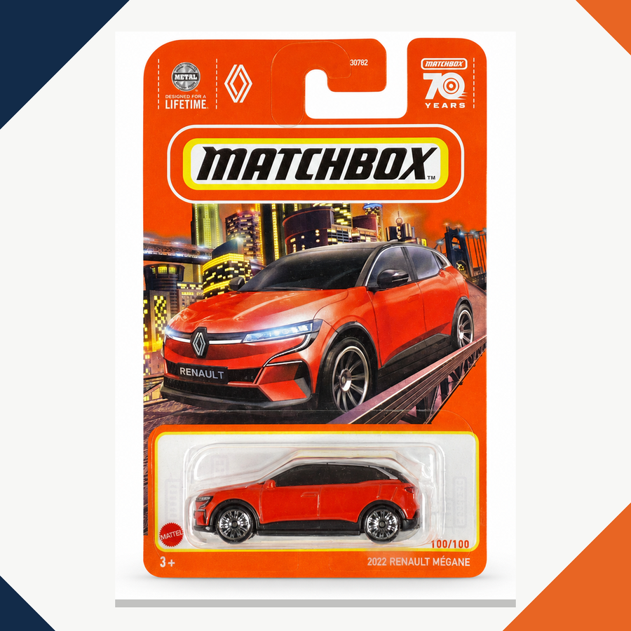Matchbox 2022 Renault Megane | Matchbox 70 Years Series 100/100