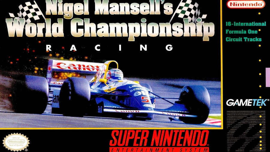 Nigel Mansell's World Championship Racing (Super Nintendo)