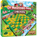 Old MacDonald's Farm Checkers Board Game