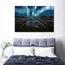 Landmannalaugar Northern Lights Wall Art