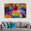 Abstract Tropical Flowers Wall Art