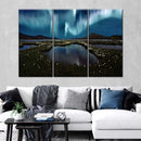 Landmannalaugar Northern Lights Wall Art