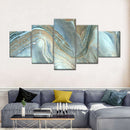 Abstract Pearlescent Layers Wall Art