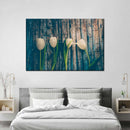 Pristine White Tulips Wall Art