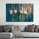 Pristine White Tulips Wall Art