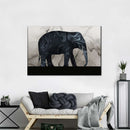 Abstract Elephant Silhouette Wall Art