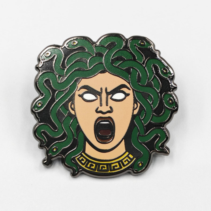 Medusa Enamel Pin