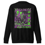 Megadeth Neon Rust Jumbo Print Sweatshirt