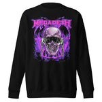 Megadeth Purple Nuclear Jumbo Print Sweatshirt