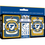 St. Louis Blues - 2-Pack Playing Cards & Dice Set