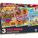 Hanna-Barbera - 500 Piece Jigsaw Puzzles 3 Pack