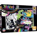 Velvet Coloring - Dinosaurs 60 Piece Jigsaw Puzzle