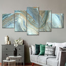 Abstract Pearlescent Layers Wall Art