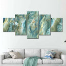 Abstract Green Marble Surface Wall Art