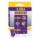 LSU Tigers Dice Set - 19mm