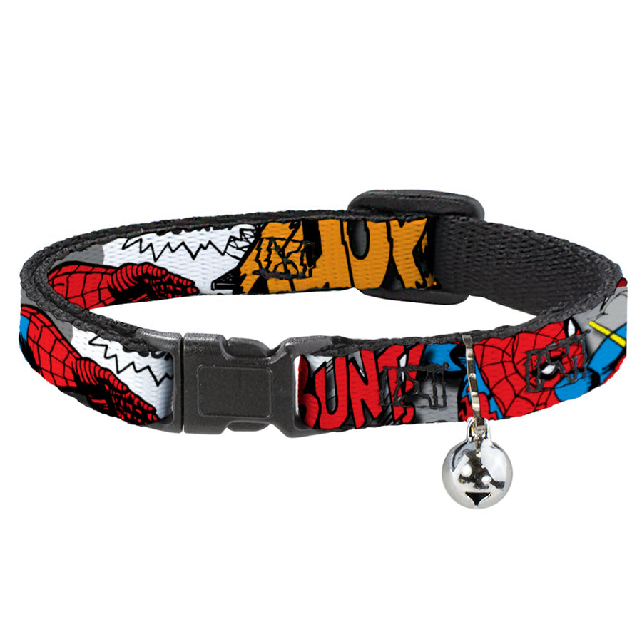 MARVEL COMICS Cat Collar Breakaway - Spider-Man w Action Verbiage