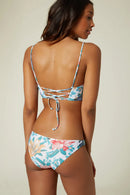 Oneil Swimwear Small Junior Floral Strappy Bikini Top, Size Small