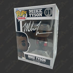 Mike Tyson signed Funko POP Figure #01 Signed By Superstars White Paint 