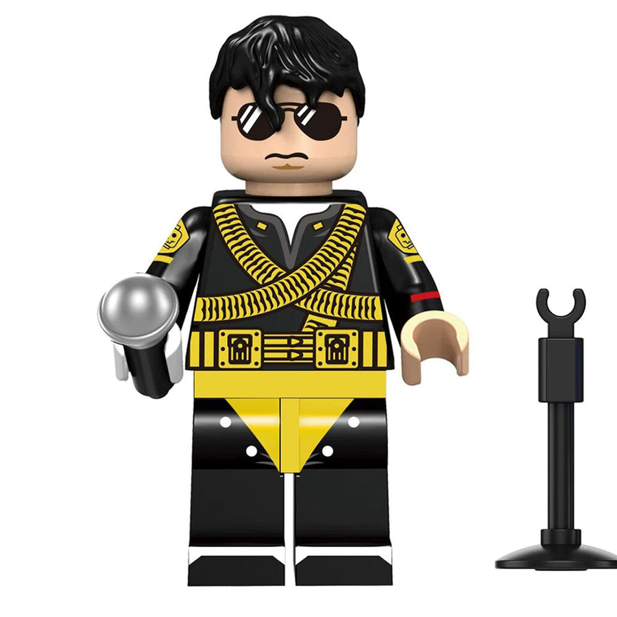 Michael Jackson King of Pop World Tour Minifigure Custom Music Toys