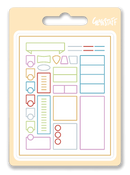 Sticker: Minimal Character Sheet Waterproof Die Cut