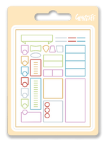 Sticker: Minimal Character Sheet Waterproof Die Cut