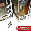 Minimalist Open Bottom Floating Shelf for Funko Pop Boxes | Fits Soft or Hard Protectors | Easy Wall Mount with Screws or Command Strips