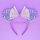 Mint Iridescent Sparkle Mickey Ears