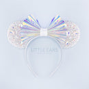 Mint Iridescent Sparkle Mickey Ears